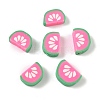 Fruit & Vegetable Theme Handmade Polymer Clay Beads CLAY-F006-02O-1