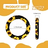 5Pcs Ring Food Grade Eco-Friendly Silicone Focal Beads JX893N-2