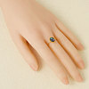 304 Stainless Steel with Natural Shell Open Cuff Rings for Women GL4110-4-2