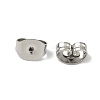 Tarnish Resistant 201 Stainless Steel Ear Nuts X-STAS-S028-11-1