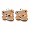 Alloy Enamel Pendants ENAM-T011-109B-NR-2