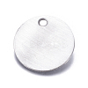 Tarnish Resistant Stainless Steel Tag Pendants LS-STAS-S020-3