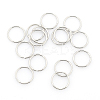 Tarnish Resistant 304 Stainless Steel Open Jump Rings STAS-J013-12xx1.2mm-01-1