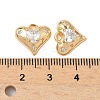 Brass Micro Pave Cubic Zirconia Pendants KK-S531-10G-B-3