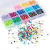 2250Pcs 15 Colors Bicone AB Color Plated Eco-Friendly Transparent Acrylic Beads TACR-TA0001-51-3