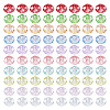 250Pcs 10 Colors Transparent Glass Beads GLAA-TA0002-86-1
