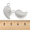 Brass Textured Pendants KK-P258-06P-3