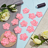 Gorgecraft 20Pcs 3D Flower Polyester Lace Computerized Embroidery Ornament Accessories DIY-GF0006-05A-7