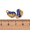 304 Stainless Steel Enamel Charms STAS-Q363-12A-G-3