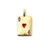 Rack Plating Brass Pendants KK-A268-01G-04-1
