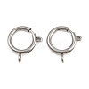 304 Stainless Steel Spring Ring Clasps STAS-B095-05H-P-1