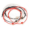 6Pcs 3 Style Alloy Enamel Heart Braided Bead Bracelets Set BJEW-TA0001-13-2