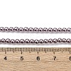 Electroplated Shell Pearl Beads Strands BSHE-G041-3mm-02-4