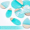 Teardrop Oval Flat Round Dangle Earring DIY Making Kit DIY-OC0007-92-4