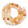 Natural Yellow Aventurine Beads Strands X-G-Q948-80A-6mm-2