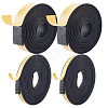4 Rolls 2 Styles EPDM Rubber Self-adhesive Foam Seal FIND-GA0001-97-1