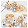 Alloy Glass Rhinestone Cloth Cabochons DIY-WH0265-46G-4