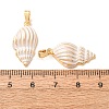 Brass Enamel Pendants KK-CBA8606-01G-01-3