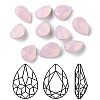 Faceted Teardrop K9 Glass Rhinestone Cabochons RGLA-I001-10x7mm-006-1