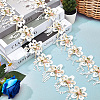 1 Yard Embroidery Flower Polyester Lace Trim OCOR-GF0002-55-3