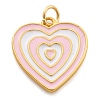 Brass Enamel Pendants LS-FIND-A046-01B-1