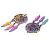 Rainbow Color Alloy Big Pendants PALLOY-S180-276-NR-3