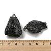 Natural Black Tourmaline Pendants LS-G-F739-01P-7