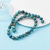 Synthetic Malachite Beads Strands G-YW0001-55D-2