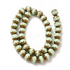 Opaque Solid Color Glass Beads Strands GLAA-G098-02A-2