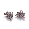 Vintage Elephant Charms LS-X-PALLOY-ZN-47017-R-FF-1