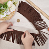 1Pc Suede Fabric Tassels Ribbon OCOR-GF0005-60A-04-3