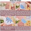 PVC Self Adhesive Flower Car Sticker DIY-WH0453-57B-6