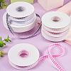 10 Yards Flat Polycotton(Polyester Cotton) Ribbon OCOR-TAC0030-01G-5