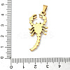 304 Stainless Steel Pendants STAS-F336-12G-01-3