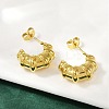 304 Stainless Steel Stud Earrings EJEW-S272-02G-2