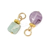 Natural Mixed Stone Pendants PALLOY-JF06056-2