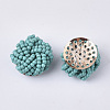 Glass Seed Beads Cabochons FIND-S321-05A-2
