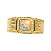 304 Stainless Steel Micro Pave Clear Cubic Zirconia Finger Rings for Men FS-WGB72EF-02-4