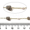 Handmade Natural Labradorite Nuggets Beaded Chains CHC-F020-04G-08-2