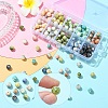 200Pcs 10 Colors Baking Paint Glass Beads GLAA-YW0004-36-3