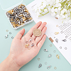 180Pcs 3 Colors Iron Open Jump Rings IFIN-FH0001-52-4