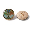 Alloy Enamel Shank Buttons BUTT-WH0015-52A-2