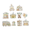 20Pcs PET Self-adhesive Amusement Park Theme Decorative Tapes STIC-P016-B03-3