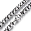 Non-Tarnish 304 Stainless Steel Box Chain Necklaces LS-NJEW-O110-05J-P-2