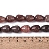Baking Paint Crackle Glass Beads Strands DGLA-N019-03A-13-4