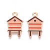Alloy Enamel Pendants ENAM-T022-60B-1