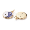 Brass Micro Pave Clear Cubic Zirconia Pendants KK-C100-16G-07-2