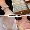 1 Strand AB Color Plated Shell Pearl Round Beads Strands BSHE-LT0001-01-5