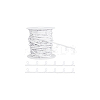 22.5M Nylon Braided Trim with Elastic Button Loops OCOR-BC0006-77-8