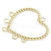 Ion Plating(IP) 304 Stainless Steel Chandelier Component Links STAS-U032-09G-2